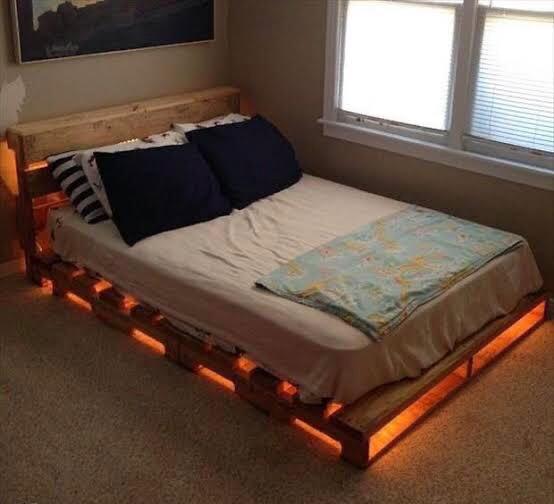 Pallet Queen Size Bed Get Real, How Many Pallets Do You Need To Make A Queen Size Bed Frame